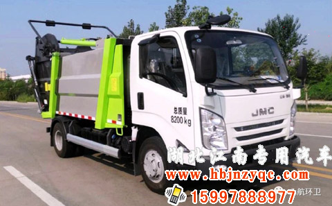 江鈴8方壓縮式垃圾車 江鈴8方壓縮式垃圾車