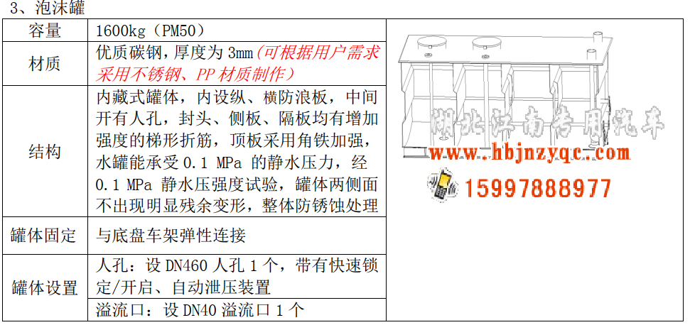 東風5噸泡沫消防車 東風5噸泡沫消防車