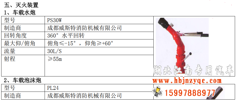 東風5噸泡沫消防車 東風5噸泡沫消防車