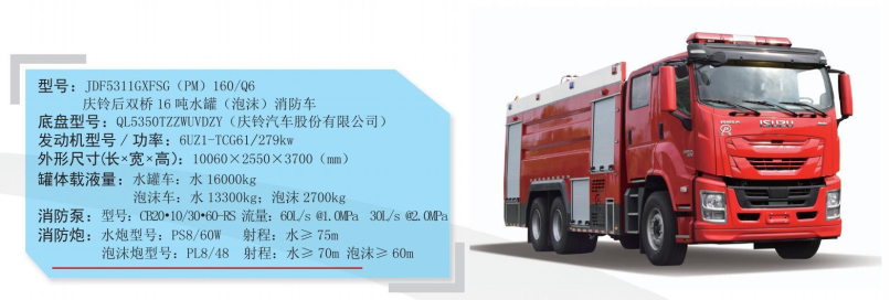 五十鈴16噸泡沫消防車 五十鈴16噸泡沫消防車