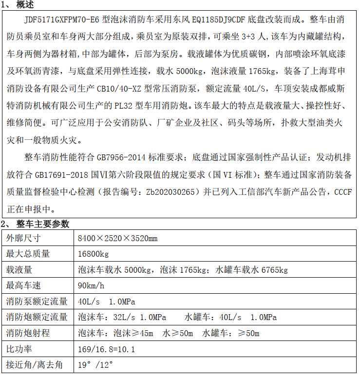 東風(fēng)7噸泡沫消防車 東風(fēng)7噸泡沫消防車