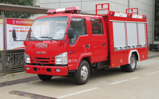 湖北江南五十鈴2噸消防車深度剖析 湖北江南五十鈴2噸消防車深度剖析