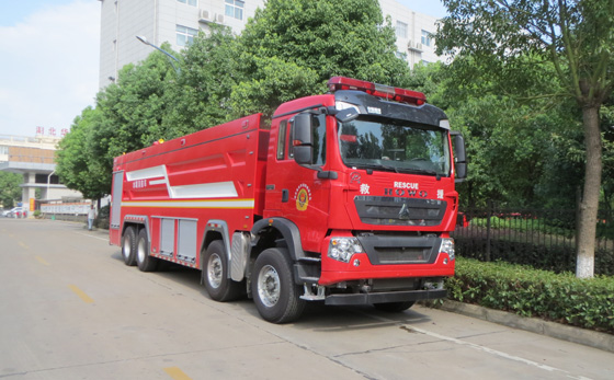 湖北江南專用特種汽車有限公司重汽24噸消防車深度解析 湖北江南專用特種汽車有限公司重汽24噸消防車深度解析
